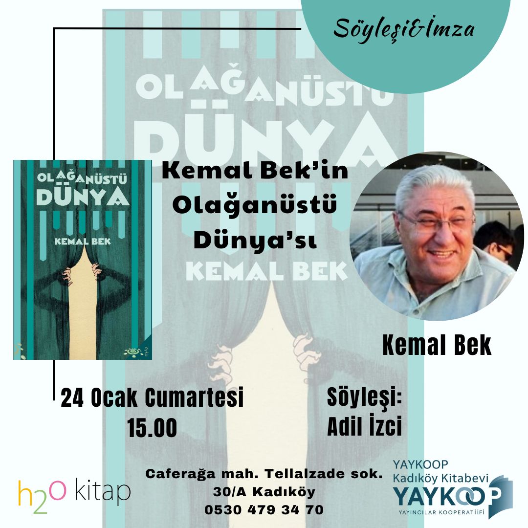 Kemal Bek okurlarıyla buluşuyor 